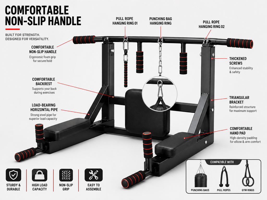 Home Indoor Pull-Up Wall Bar Fitness Equipment