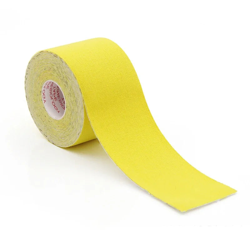 Kinesiology Tape 5cm 5m Elastic Kinesio Tape Elastic tape Muscle Pain Relief Athletic Recovery Knee Pads for Gym Fitness Bandage