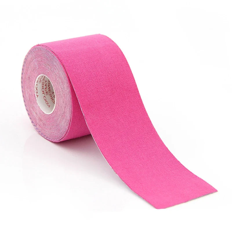 Kinesiology Tape 5cm 5m Elastic Kinesio Tape Elastic tape Muscle Pain Relief Athletic Recovery Knee Pads for Gym Fitness Bandage