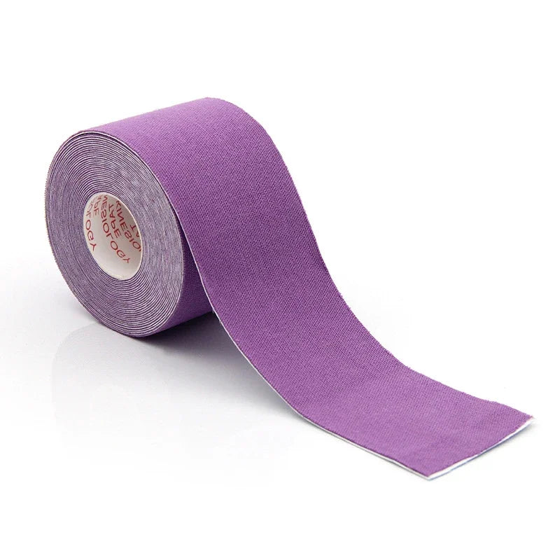 Kinesiology Tape 5cm 5m Elastic Kinesio Tape Elastic tape Muscle Pain Relief Athletic Recovery Knee Pads for Gym Fitness Bandage
