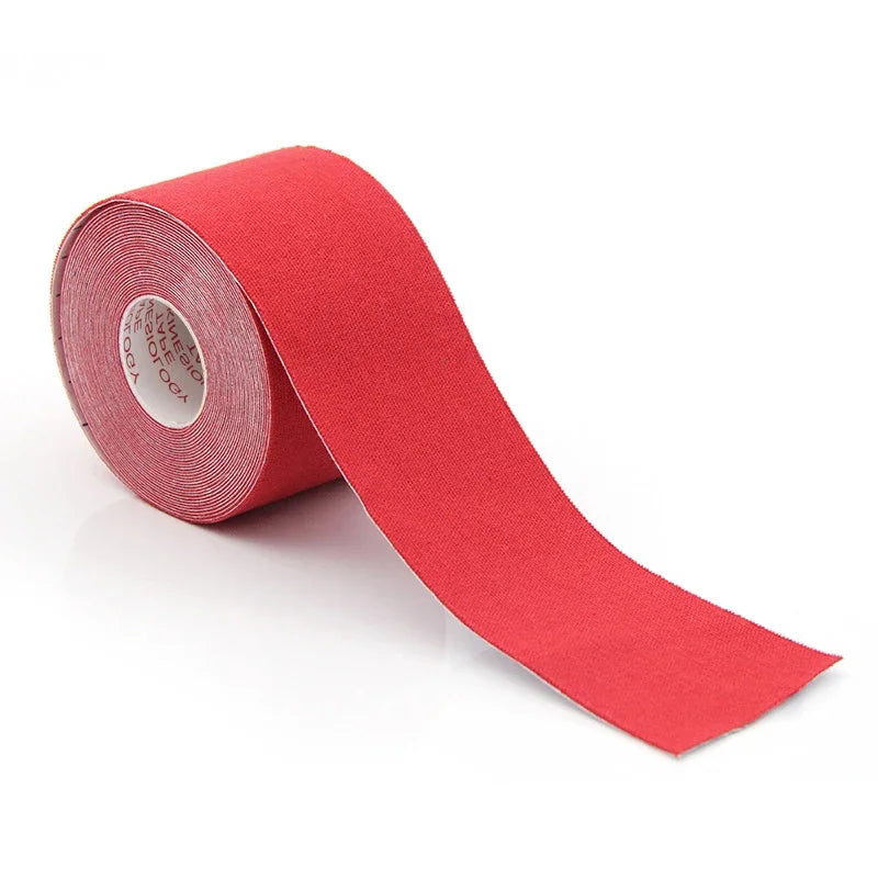 Kinesiology Tape 5cm 5m Elastic Kinesio Tape Elastic tape Muscle Pain Relief Athletic Recovery Knee Pads for Gym Fitness Bandage
